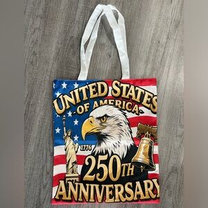 USA 250th Anniversary Eagle Canvas Tote – 1776–2026 Limited Edition